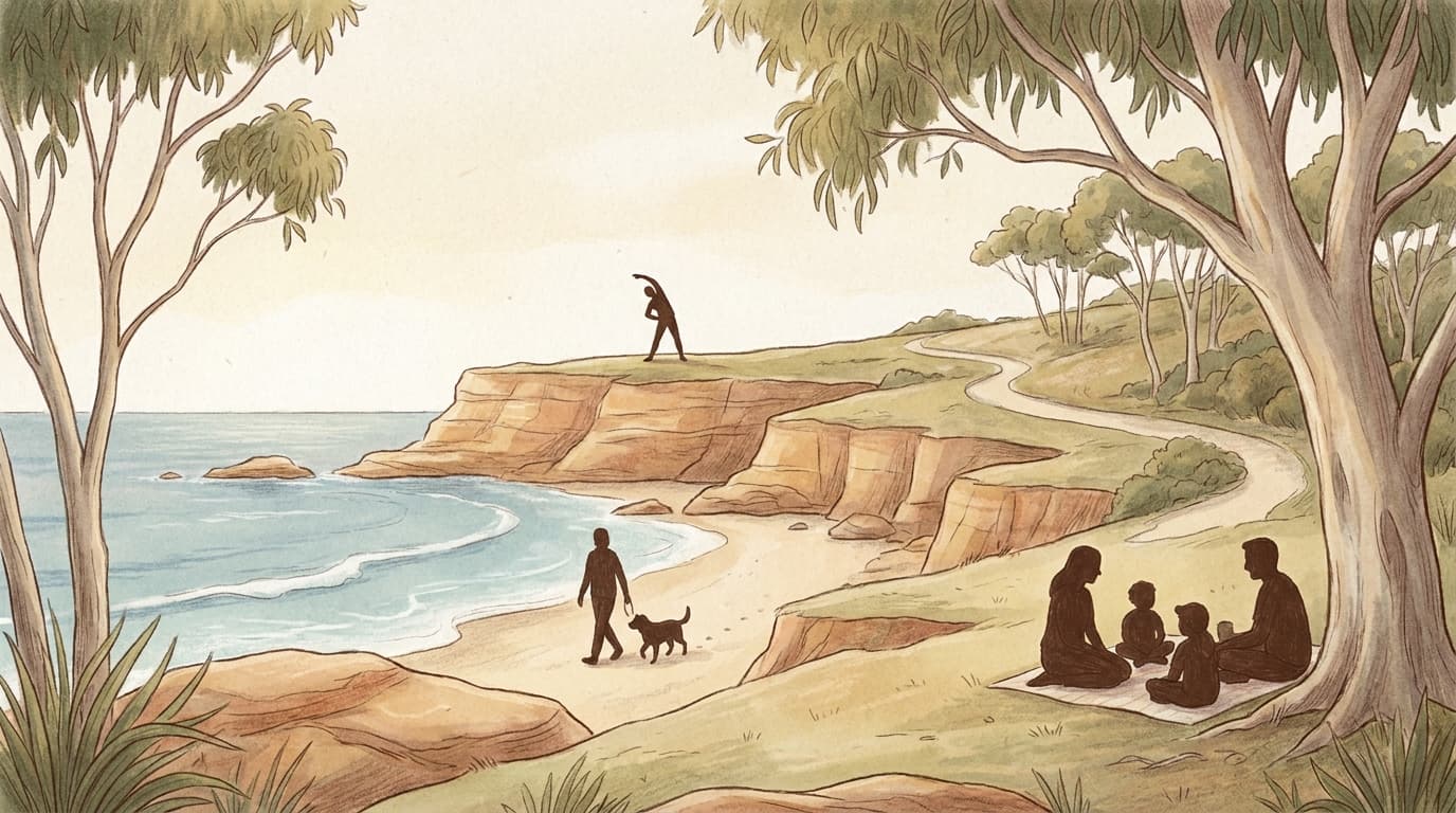 Health benefits of an alcohol-free month — AI-generated illustration