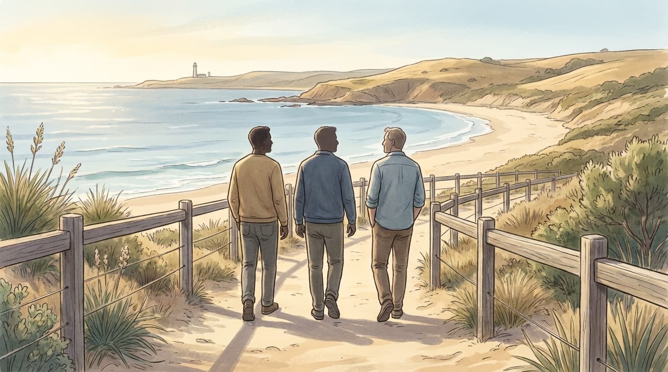 Prostate cancer awareness: when men should get checked — AI-generated illustration